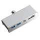 Orico MH5PMM Clamp-mounted Hub USB-C / 2x USB-A / SD/TF / Audio, Black