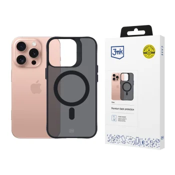 3mk iPhone 16 Pro Case Smoke MagCase with MagSafe, Smoky