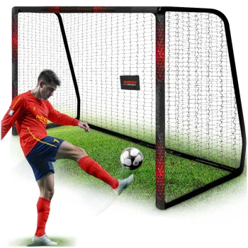 Neo-Sport Football Goal 300 x 200 x 120 cm NS-473, Black/Red