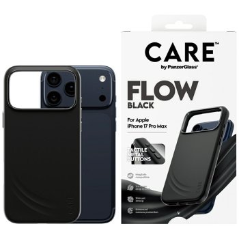 CARE by PanzerGlass Feature FLOW MagSafe Phone Case Cover iPhone 17 Pro Max - Black