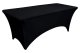 MultiGarden 8ft Stretch Spandex Table Cover for 240 cm Banquet Tables, Black
