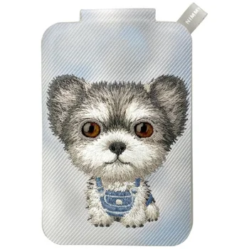 Nimmy New Big-Eye Cute Pets 2.0 Dog Magnetic Wallet with Stand Grey