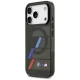 BMW M IML Metal Buttons Tricolor Lines MagSafe Case for iPhone 17 Pro Max, Black