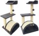 Gotel ZW2D Cat Scratching Post with House and Bridge, 68 cm