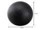 Hard Trigger Point Massage Ball for Rehab and Yoga 6.5cm, black