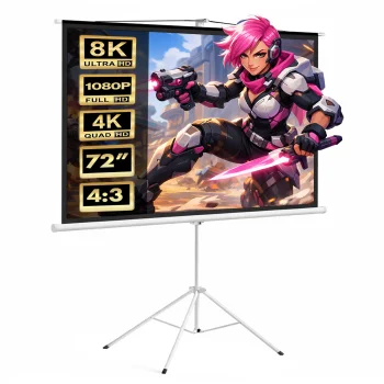 Maclean MC-536 Tripod Projector Screen, 72", 4:3, 145x110 cm