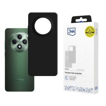 3Mk Protection Matt Case for Oppo Reno 12 F / 12 FS Black