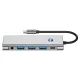 Tech-Protect HB04 9in1 USB-C Hub Adapter HDMI 4K 60Hz PD 100W - Gray