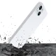 3mk Hardy Silicone MagCase for iPhone 15, White/Silver