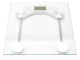 Electronic Bathroom Scale up to 180 kg, LCD Display, Tempered Glass, Transparent