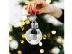 Shatterproof Christmas Tree Baubles Set 6cm, 36 pcs, Silver/White