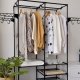 Large Clothes Hanger Rack Open Wardrobe with Storage Shelves Clothe Closet Ruhhy 22671