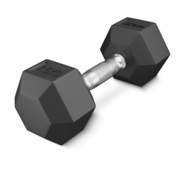 4Fizjo HEX Steel Dumbbell Weight for Fitness Sports Strength Training 7.5kg (1 piece)