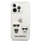 Karl Lagerfeld Karl & Choupette Case for iPhone 13 Pro Max - Transparent