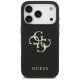 Guess iPhone 17 Pro Case Grained Big 4G & Classic Logo, Black