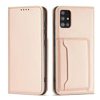 Magnet Card Case Wallet for Samsung Galaxy A13 5G, Pink