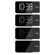 GreenBlue GB172 Digital LED Clock with Projector and FM Radio, Black