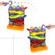 Interactive 3-in-1 ball track ball pusher with hammers penguin + car