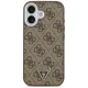 Guess iPhone 17 Case 4G PU Leather Case with MagSafe, Brown