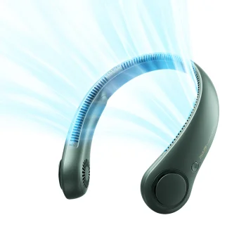 Neck Fan Jisulife Life3 Portable Bladeless USB-C 4000 mAh - Green