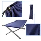 Luaro Folding Camping Bed XXL, 150kg, Blue