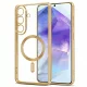 Tech-Protect MagFlex MagSafe Case for Samsung Galaxy A27 5G - Clear / Gold