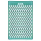 KiCA AuraSpike Acupressure mat acupuncture massage mat + Pillow (62 x 41cm, Green)