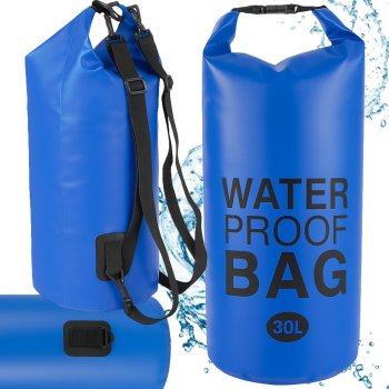 Waterproof Dry Bag Backpack for Kayak, Outdoor, 30L, Blue