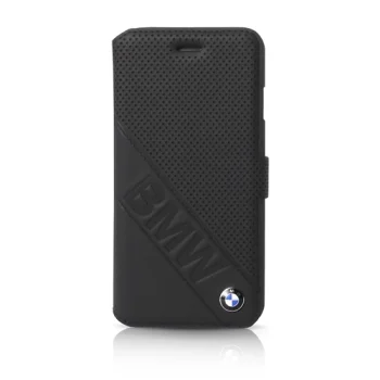 BMW Signature Leather Folio Case for Sony Z5 Black