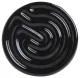 Infrared Heating Bulb for Terrarium 50W E27, Black
