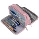 Maaleo Two-Compartment School Pencil Case, Pink