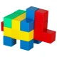Magnetic Cube Building Blocks Set, 64 pcs