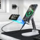 Choetech XCC-1068 PD 60W USB-C to USB-C Cable with Display 1.2 m - Blue
