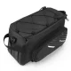 Wozinsky Bike Pannier Rack Bag with Shoulder Strap 9L, Black