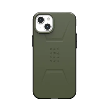 Apple iPhone 15 Plus 6.7'' UAG Civilian Magsafe Hard Case Cover, Olive