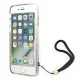 Guess iPhone SE 2022 / 2020 / 7 / 8 Case 4G Print Strap Brown
