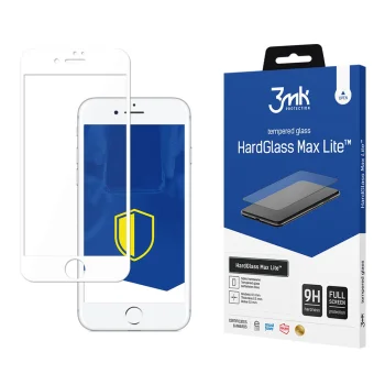 3mk HardGlass Max Lite Tempered Glass for iPhone 7 / 8, White