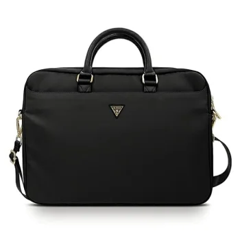 Guess Nylon Triangle Logo Bag for 16" Laptop, Black