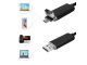 Smartphone Waterproof Borescope Endoscope Inspection Camera - 10m, USB, MicroUSB