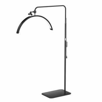 LED Half Moon Lamp 40W for Estheticians and Lash Techs, Black