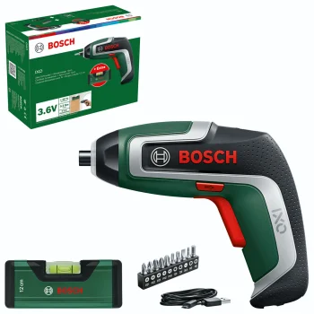 Bosch IXO 7 Level Set Cordless Screwdriver with Spirit Level, 3.6 V, 2.0 Ah