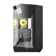 Darkflash DY470 PC Case Black with 4 Fans