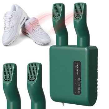 Electric Wall-Mounted Shoe Dryer with Timer 140W