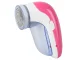 Rechargeable Fabric Shaver Lint Remover with USB Cable 3 Blades, Pink/White