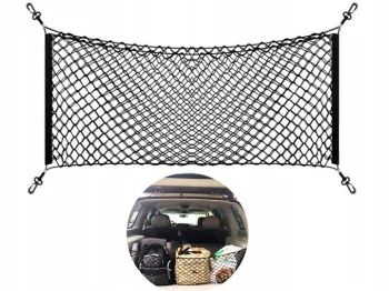 Car Trunk Net Organizer 110x42 cm Black