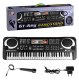 Children\'s Piano Synthesizer Keyboard with Microphone, 61 keys