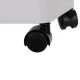 Ruhhy 00024291 4-Tier Rolling Storage Cart, White