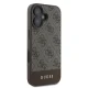 Guess 4G Bottom Stripe Case for iPhone 16 - Brown