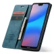Huawei P20 lite 2018 (ANE-LX1, ANE-LX2J) CASEME Wallet Magnetic Leather Case Cover, Green