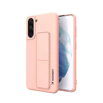 Wozinsky Kickstand Case with Stand for Samsung Galaxy S21+ 5G, Pink
